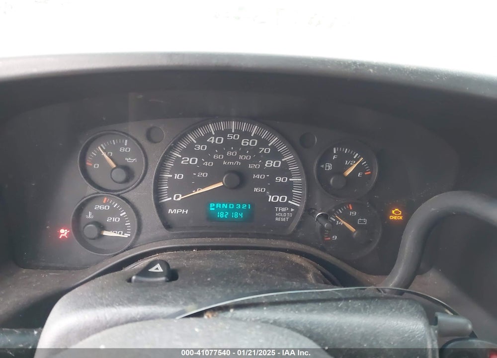 2007 GMC SAVANA WORK VAN VIN: 1GTFG15XX71131815