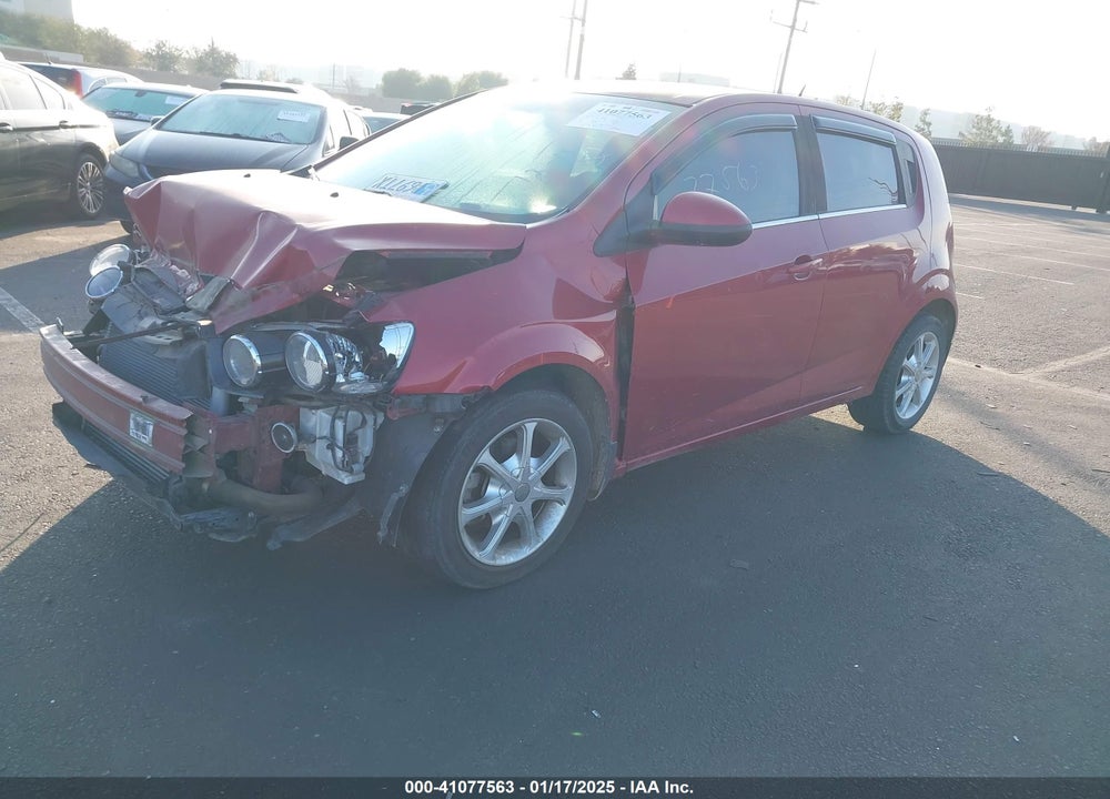 2013 CHEVROLET SONIC LT AUTO VIN: 1G1JC6SB4D4163044