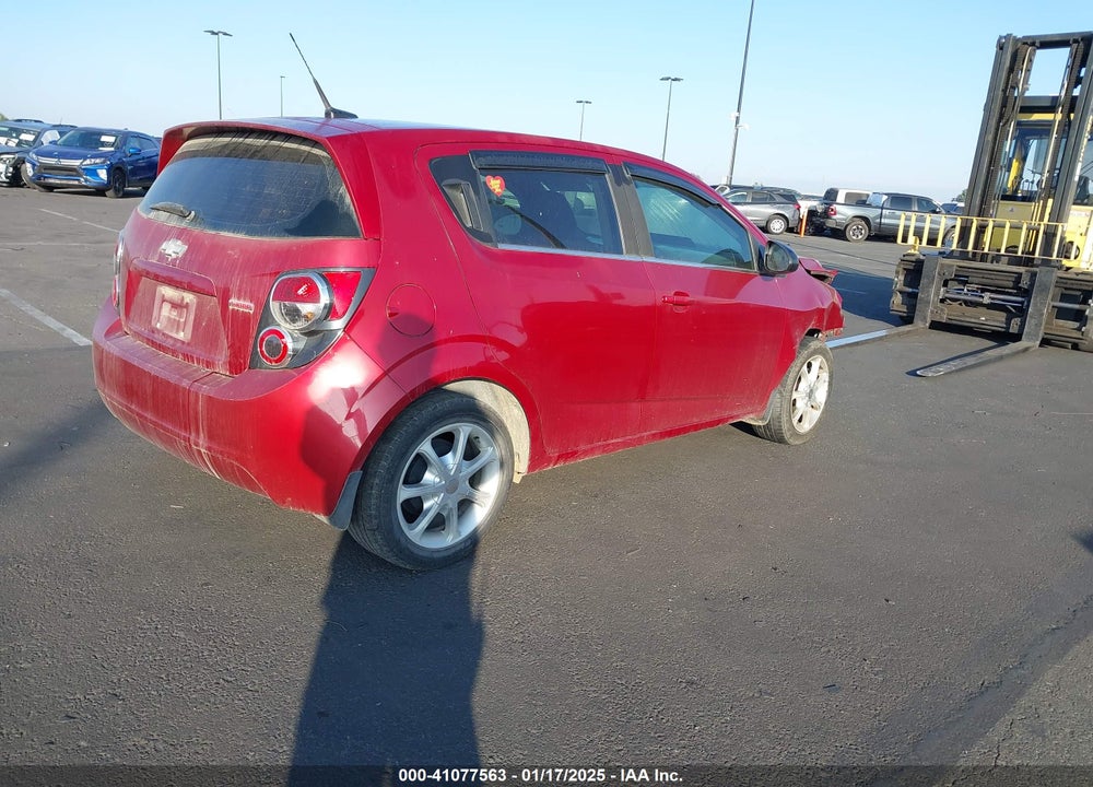 2013 CHEVROLET SONIC LT AUTO VIN: 1G1JC6SB4D4163044