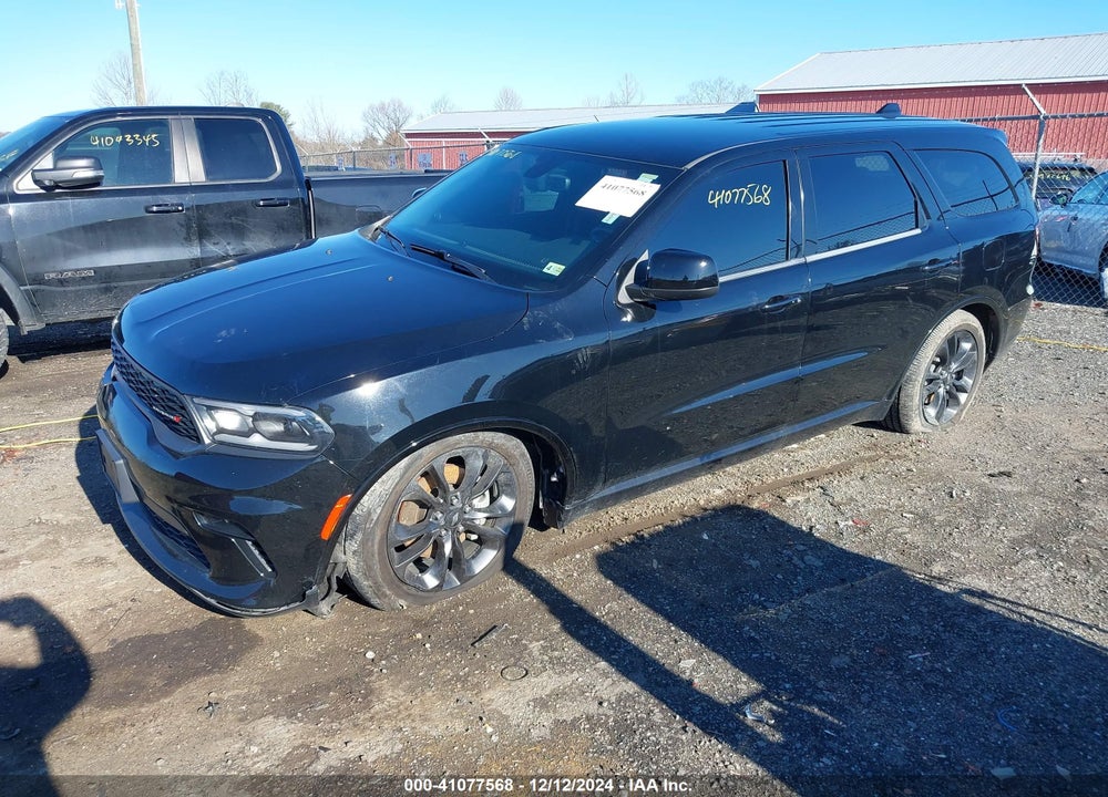 2021 DODGE DURANGO GT RWD VIN: 1C4RDHDG9MC660821