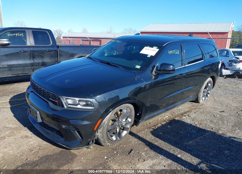 2021 DODGE DURANGO GT RWD VIN: 1C4RDHDG9MC660821
