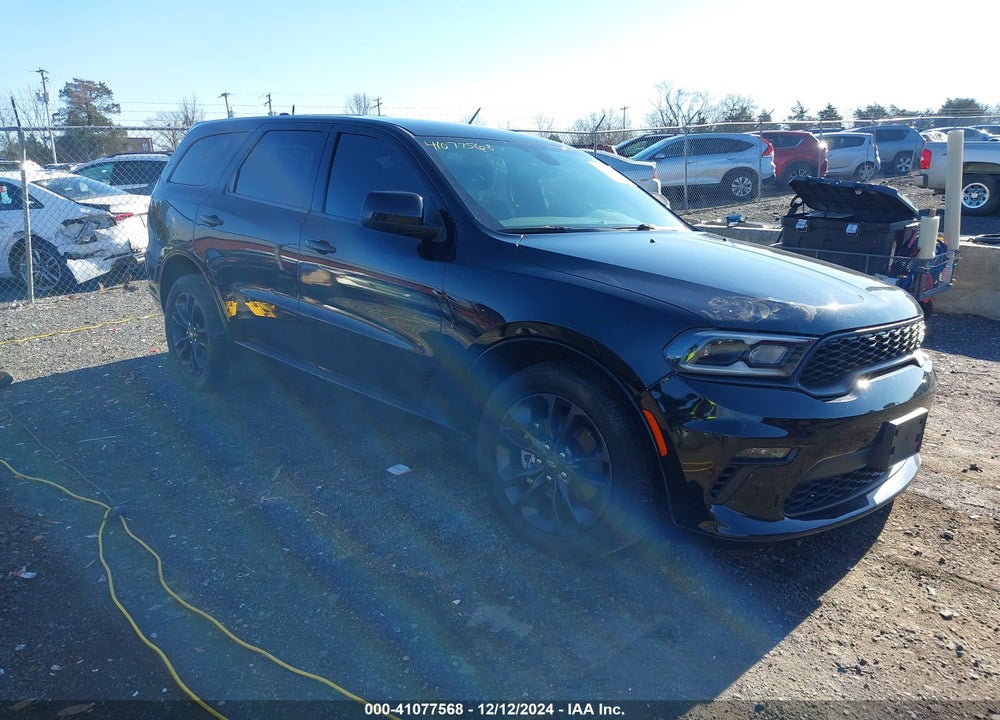 2021 DODGE DURANGO GT RWD VIN: 1C4RDHDG9MC660821