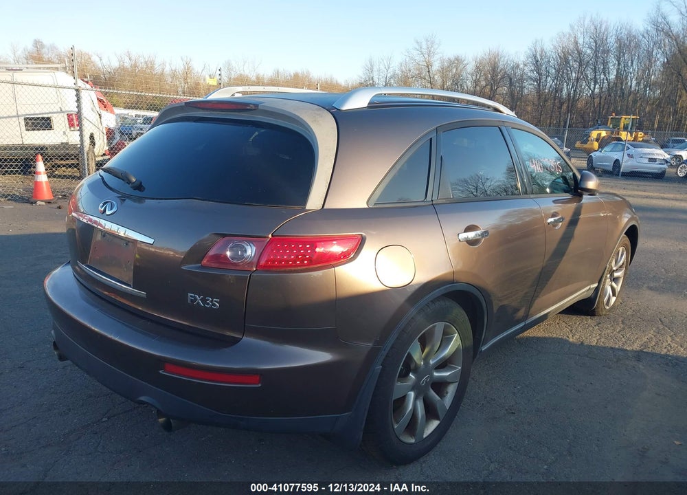 2004 INFINITI FX35 VIN: JNRAS08WX4X203563