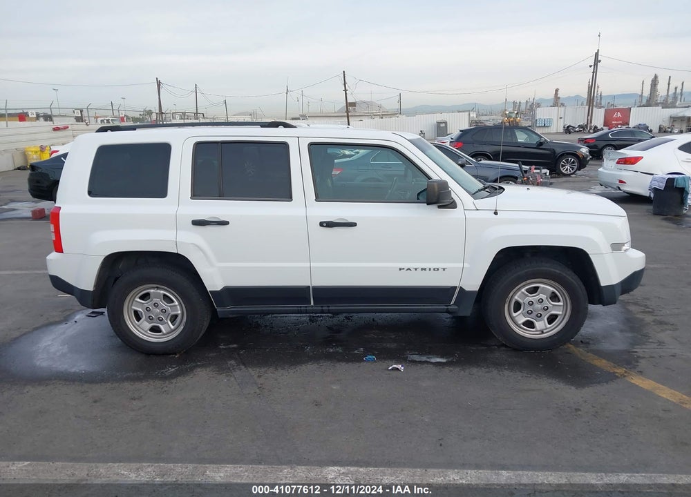 2014 JEEP PATRIOT SPORT VIN: 1C4NJPBA4ED649172