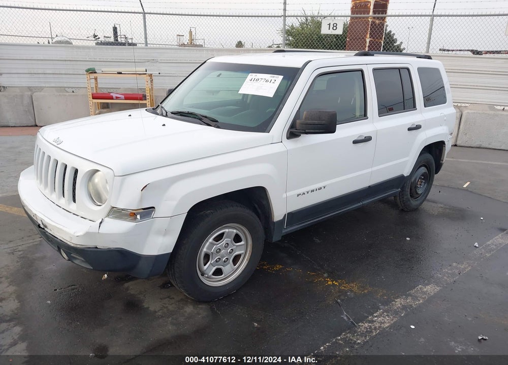 2014 JEEP PATRIOT SPORT VIN: 1C4NJPBA4ED649172
