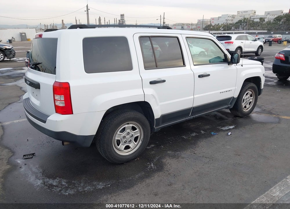 2014 JEEP PATRIOT SPORT VIN: 1C4NJPBA4ED649172