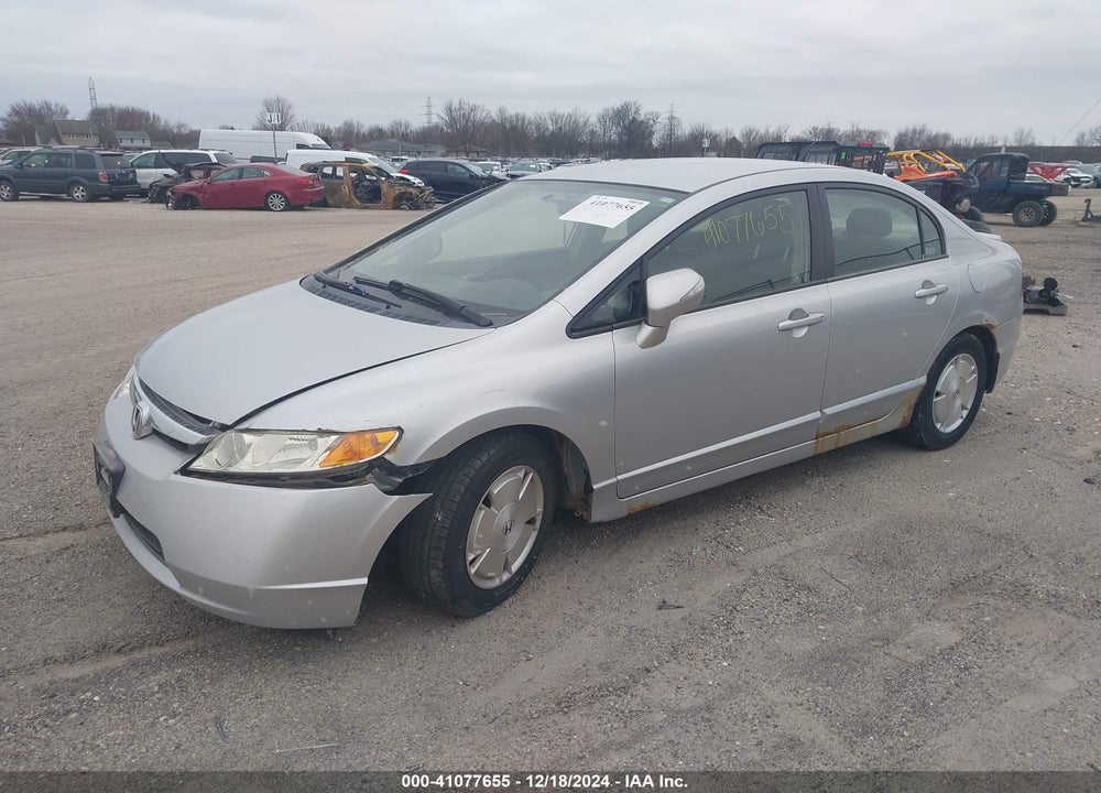 2006 HONDA CIVIC HYBRID VIN: JHMFA36276S019836