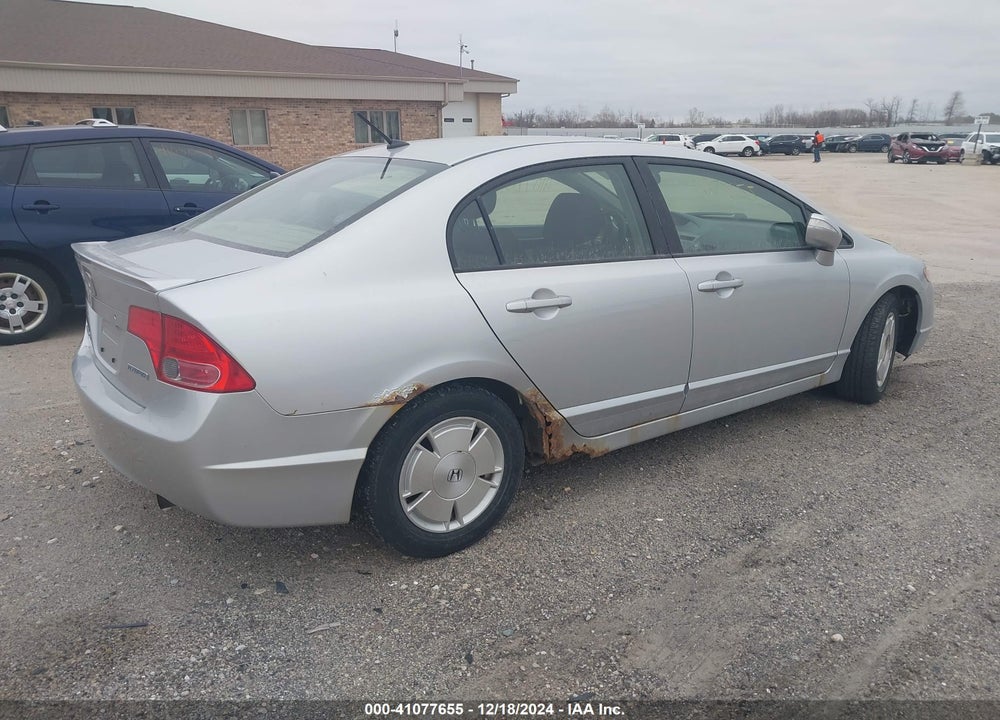 2006 HONDA CIVIC HYBRID VIN: JHMFA36276S019836