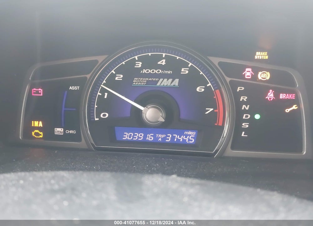 2006 HONDA CIVIC HYBRID VIN: JHMFA36276S019836