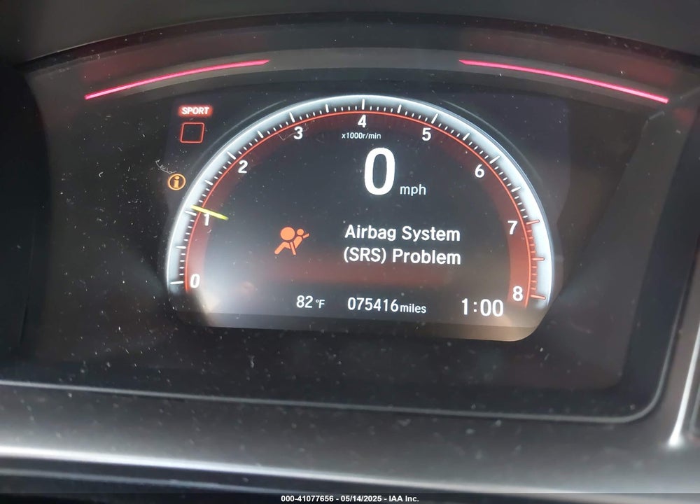 2019 HONDA CIVIC TYPE-R TOURING VIN: SHHFK8G75KU202678