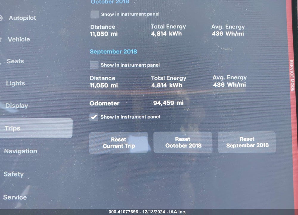 2016 TESLA MODEL X 75D/P100D/P90D VIN: 5YJXCBE46GFS00454
