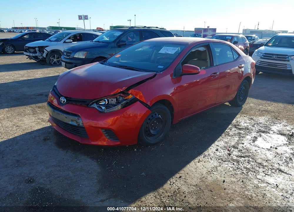 2016 TOYOTA COROLLA LE VIN: 5YFBURHE1GP455683