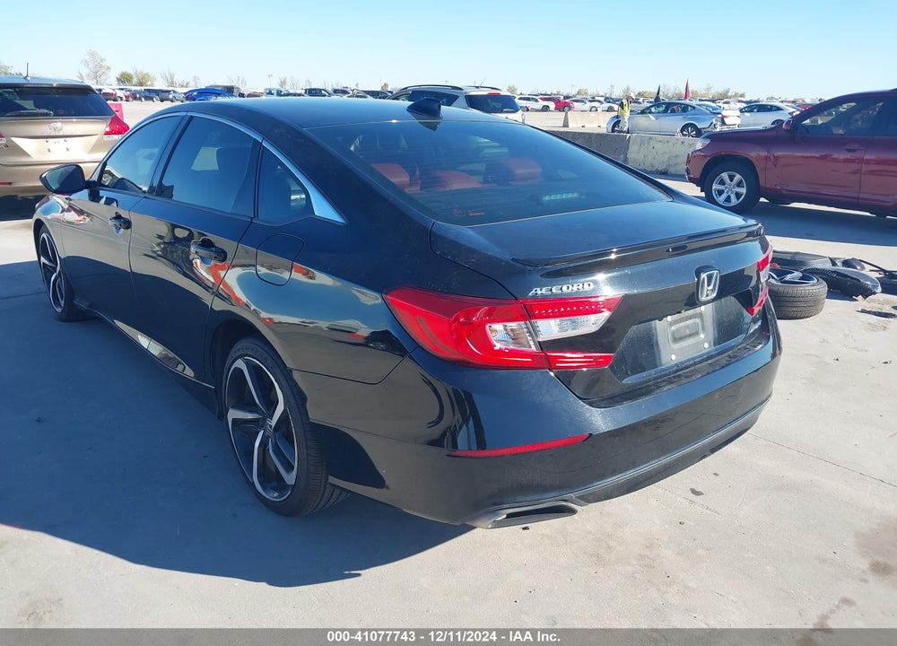2021 HONDA ACCORD SPORT VIN: 1HGCV1F36MA075180