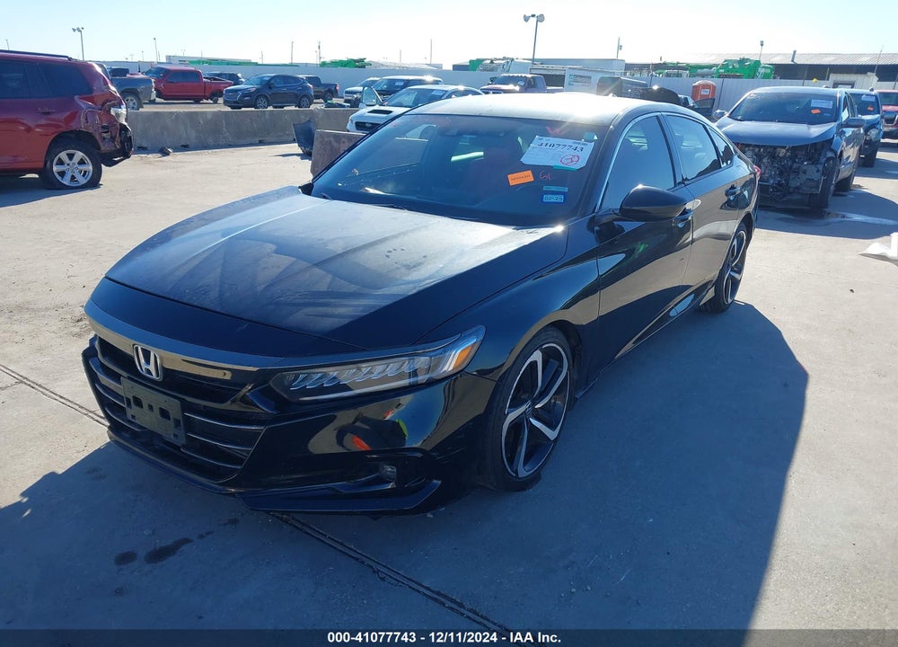 2021 HONDA ACCORD SPORT VIN: 1HGCV1F36MA075180