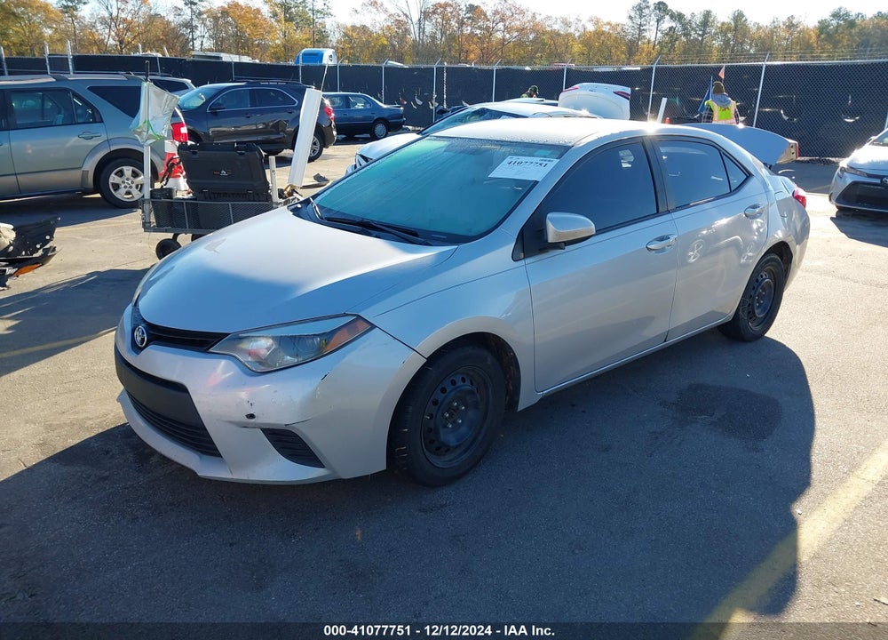 2014 TOYOTA COROLLA LE VIN: 2T1BURHE8EC200235