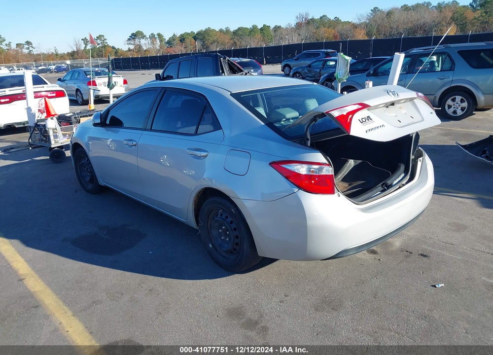 2014 TOYOTA COROLLA LE VIN: 2T1BURHE8EC200235