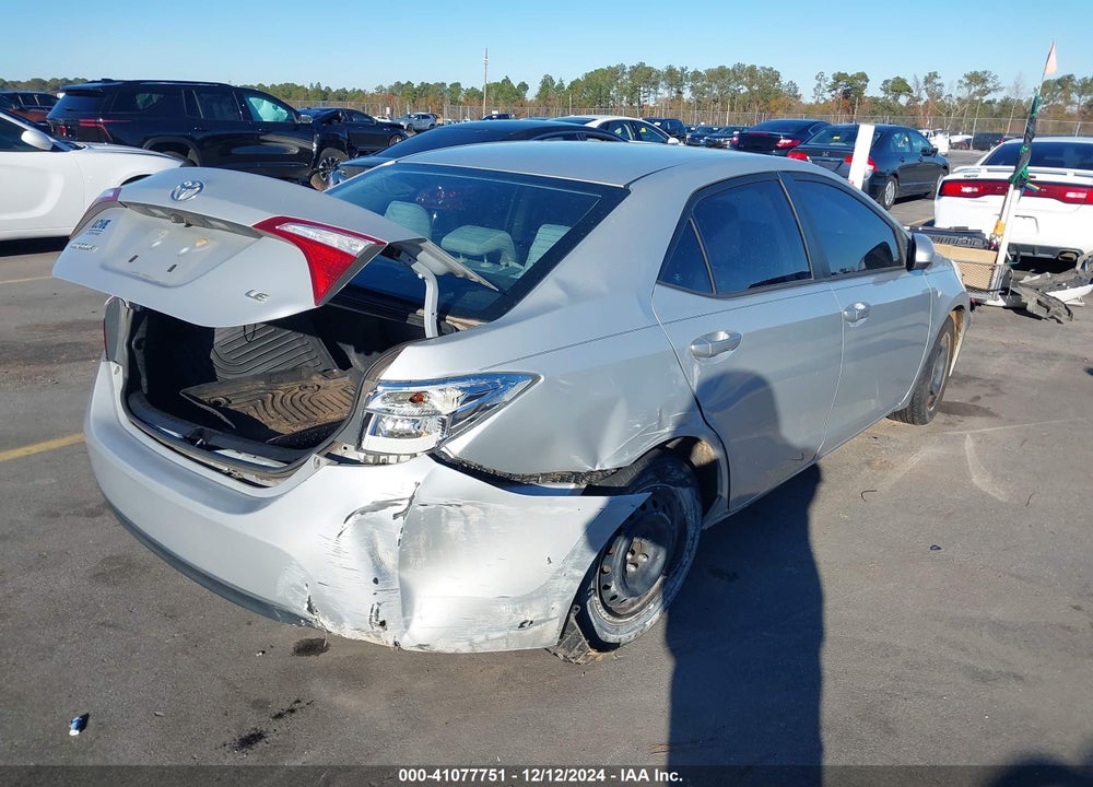 2014 TOYOTA COROLLA LE VIN: 2T1BURHE8EC200235
