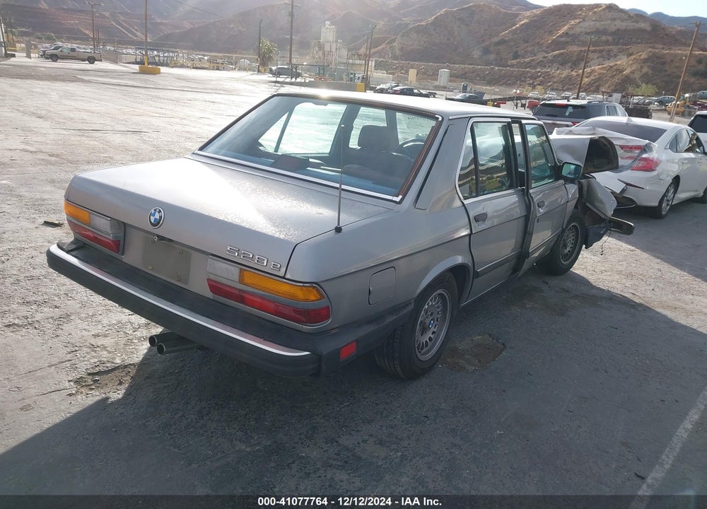 1988 BMW 528 E AUTOMATIC VIN: WBADK8300J9902129