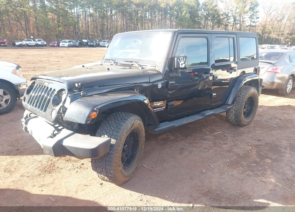2014 JEEP WRANGLER UNLIMITED SAHARA VIN: 1C4BJWEG1EL206402