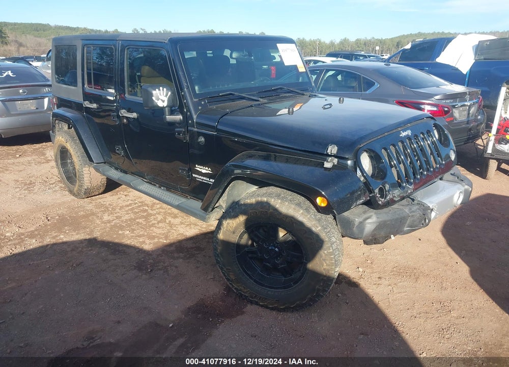 2014 JEEP WRANGLER UNLIMITED SAHARA VIN: 1C4BJWEG1EL206402