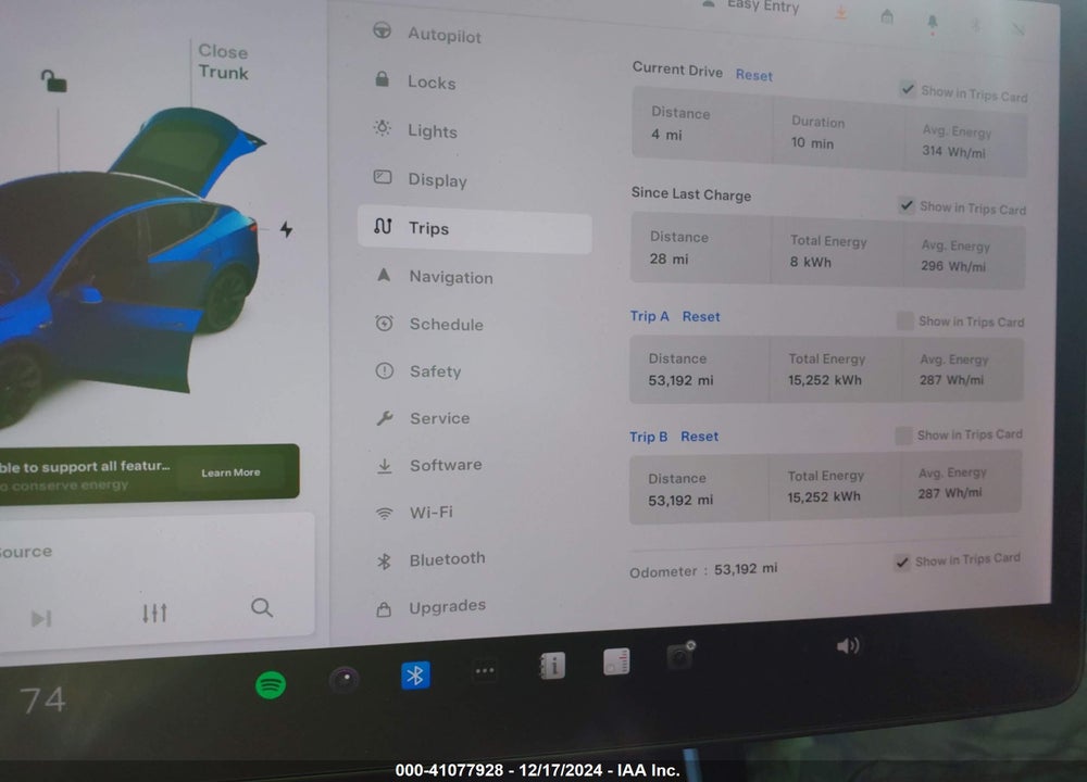 2021 TESLA MODEL Y LONG RANGE DUAL MOTOR ALL-WHEEL DRIVE VIN: 5YJYGDEE4MF121132