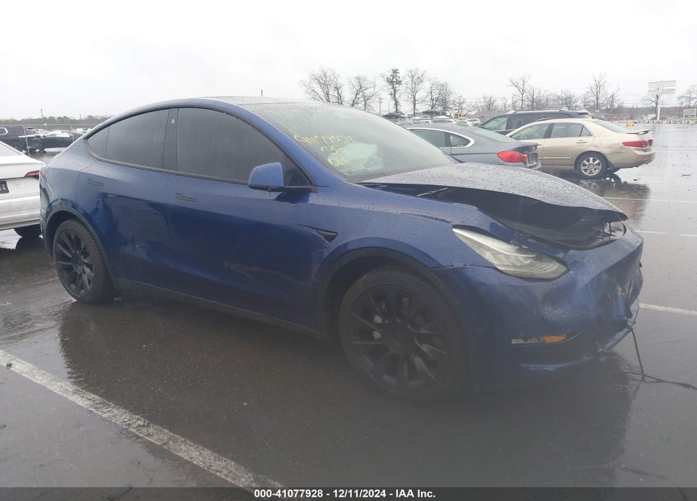2021 TESLA MODEL Y LONG RANGE DUAL MOTOR ALL-WHEEL DRIVE VIN: 5YJYGDEE4MF121132