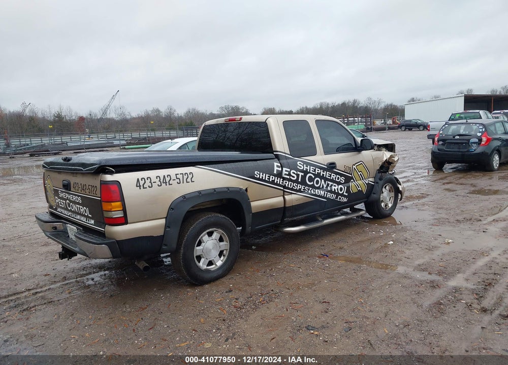 2004 GMC SIERRA 1500 SLE VIN: 2GTEK19T041247709