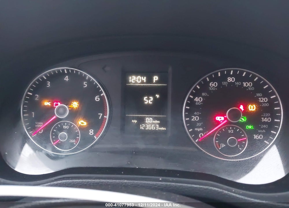 2012 VOLKSWAGEN PASSAT 2.5L S VIN: 1VWAP7A37CC065591