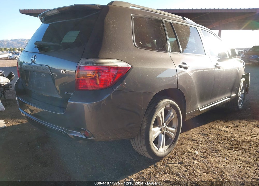 2008 TOYOTA HIGHLANDER SPORT VIN: JTEES43A082103863
