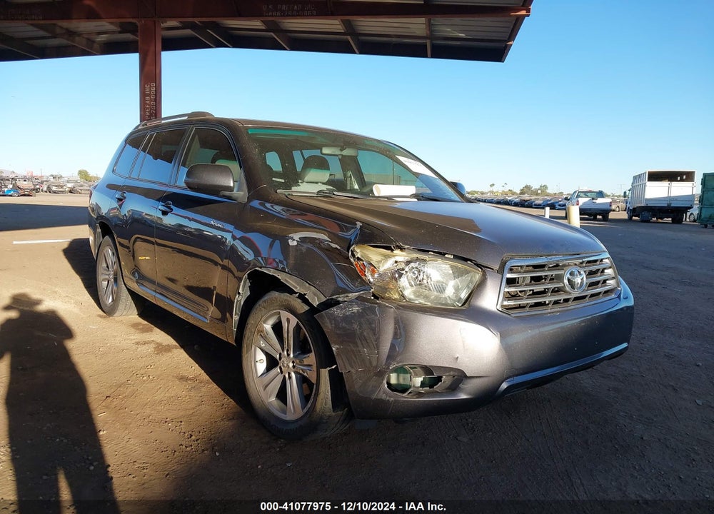 2008 TOYOTA HIGHLANDER SPORT VIN: JTEES43A082103863