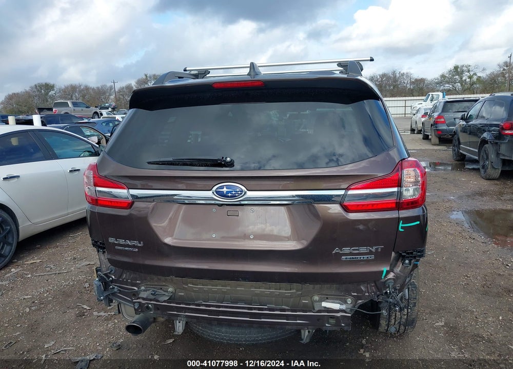 2019 SUBARU ASCENT LIMITED VIN: 4S4WMAPD7K3416380