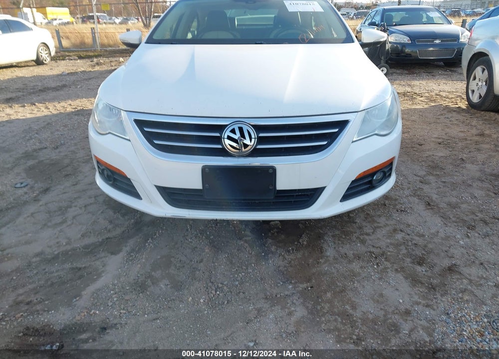 2012 VOLKSWAGEN CC LUX PLUS VIN: WVWHP7AN3CE543531