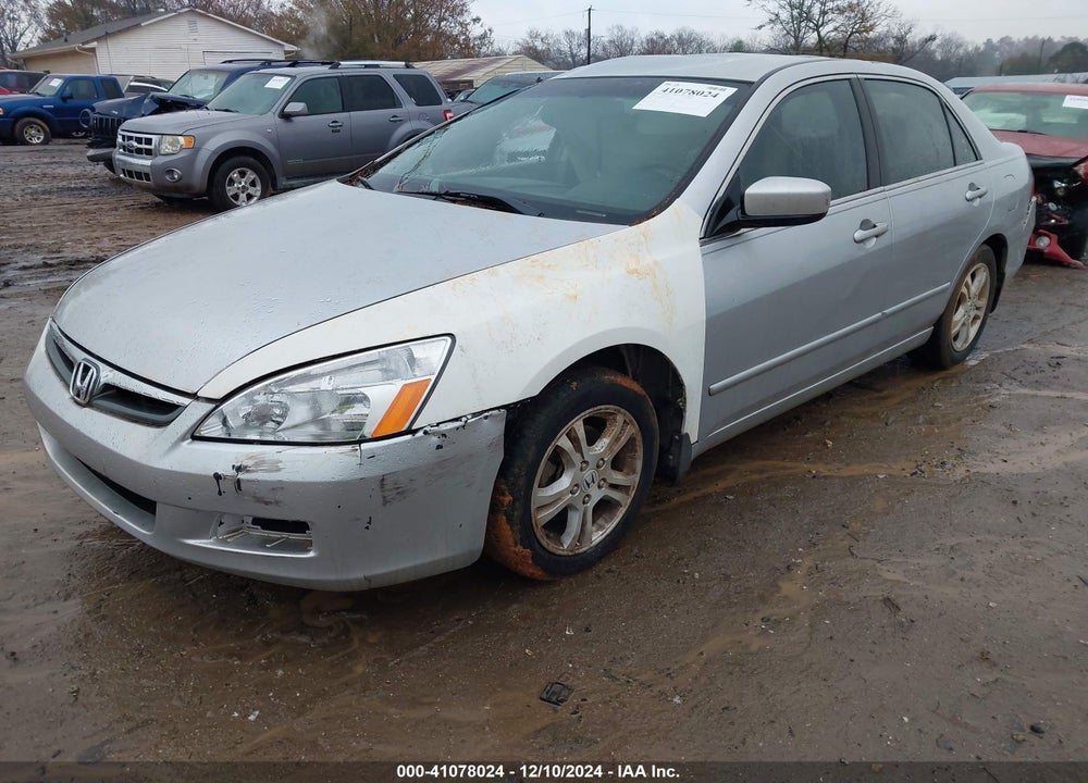 2007 HONDA ACCORD 2.4 SE VIN: 1HGCM56347A180587