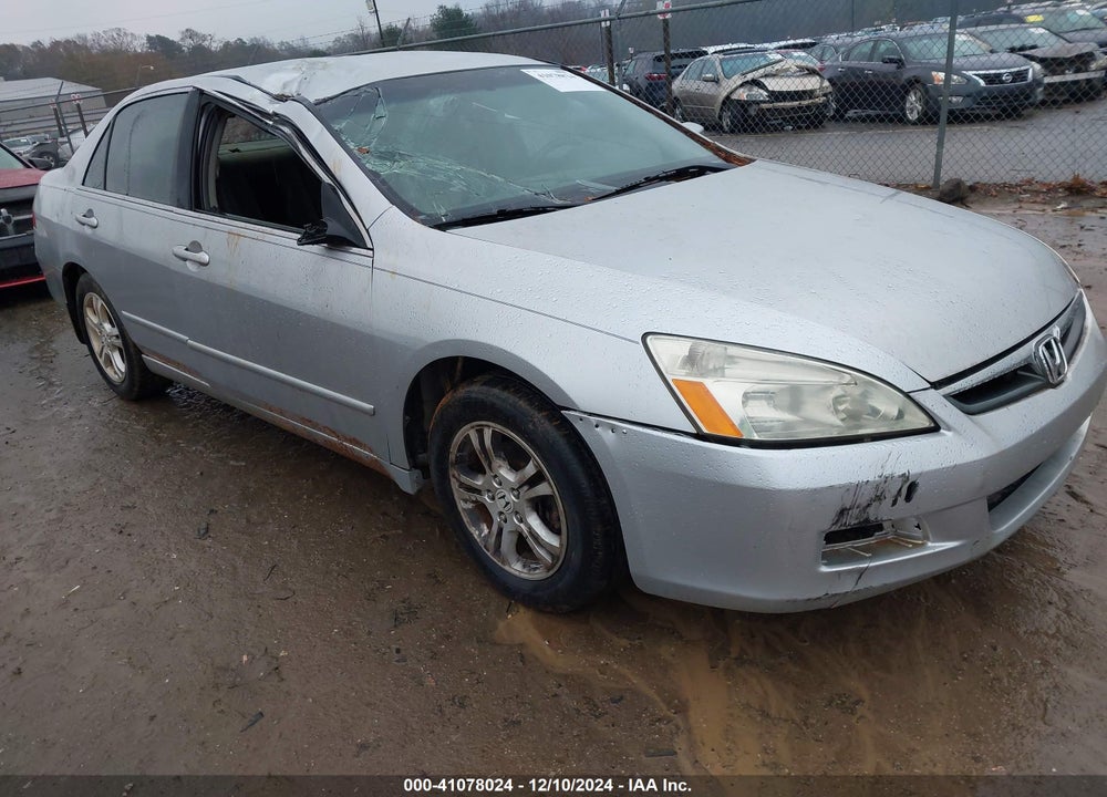 2007 HONDA ACCORD 2.4 SE VIN: 1HGCM56347A180587