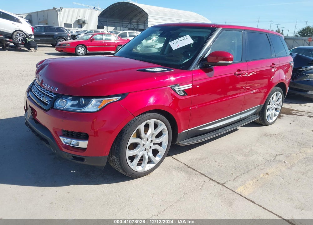 2015 LAND ROVER RANGE ROVER SPORT 3.0L V6 SUPERCHARGED HSE VIN: SALWR2VF5FA540738