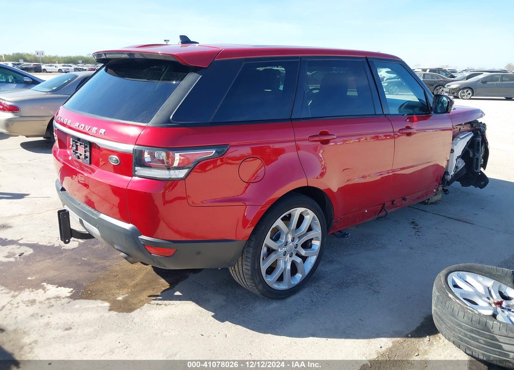 2015 LAND ROVER RANGE ROVER SPORT 3.0L V6 SUPERCHARGED HSE VIN: SALWR2VF5FA540738