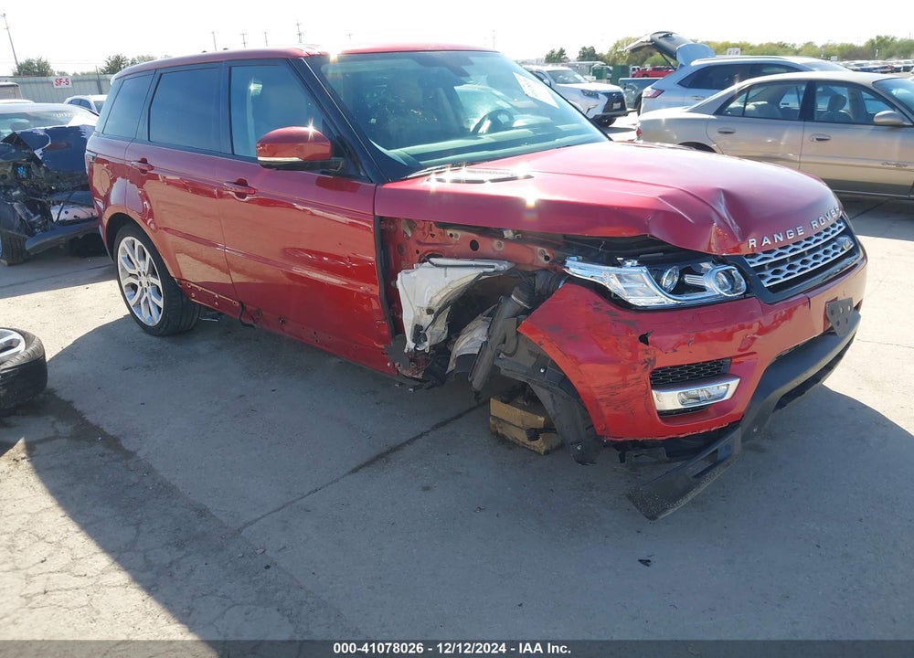 2015 LAND ROVER RANGE ROVER SPORT 3.0L V6 SUPERCHARGED HSE VIN: SALWR2VF5FA540738
