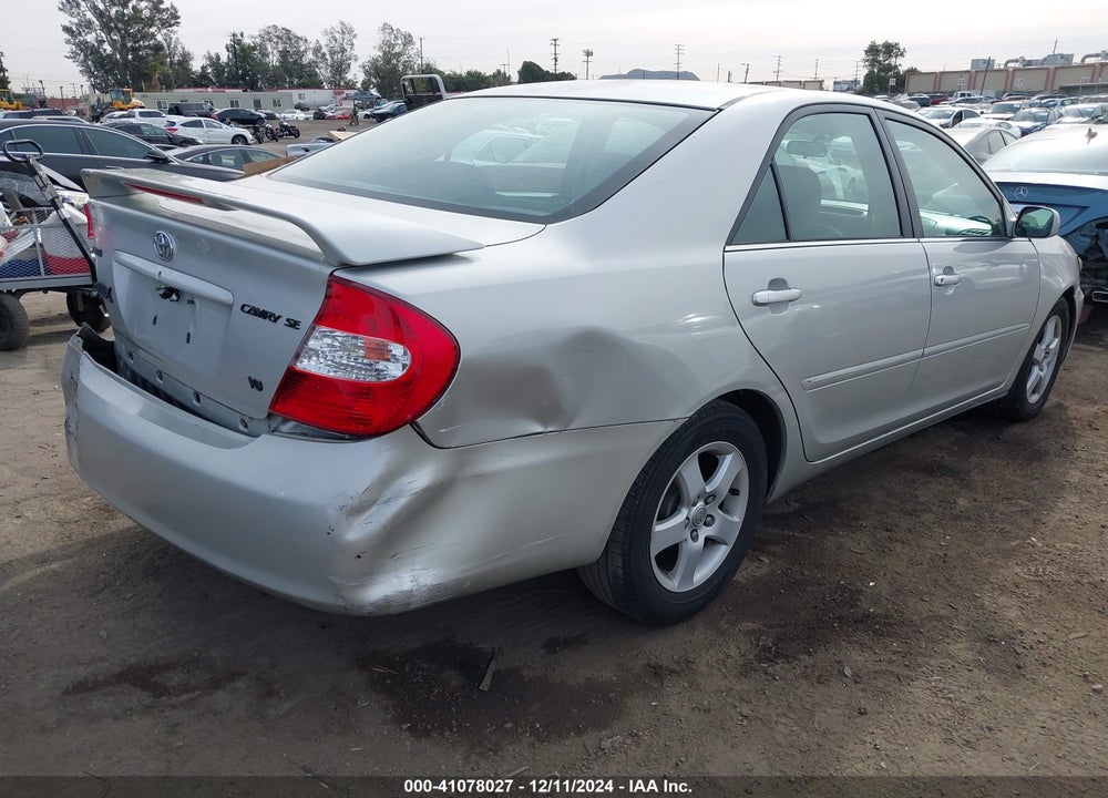 2004 TOYOTA CAMRY SE V6 VIN: 4T1BA32K34U502324