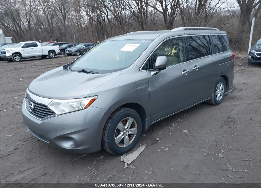 2012 NISSAN QUEST SV VIN: JN8AE2KP0C9047609