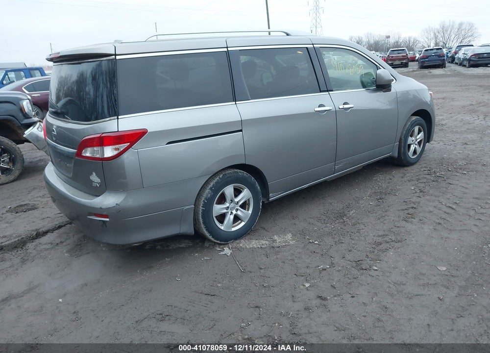 2012 NISSAN QUEST SV VIN: JN8AE2KP0C9047609