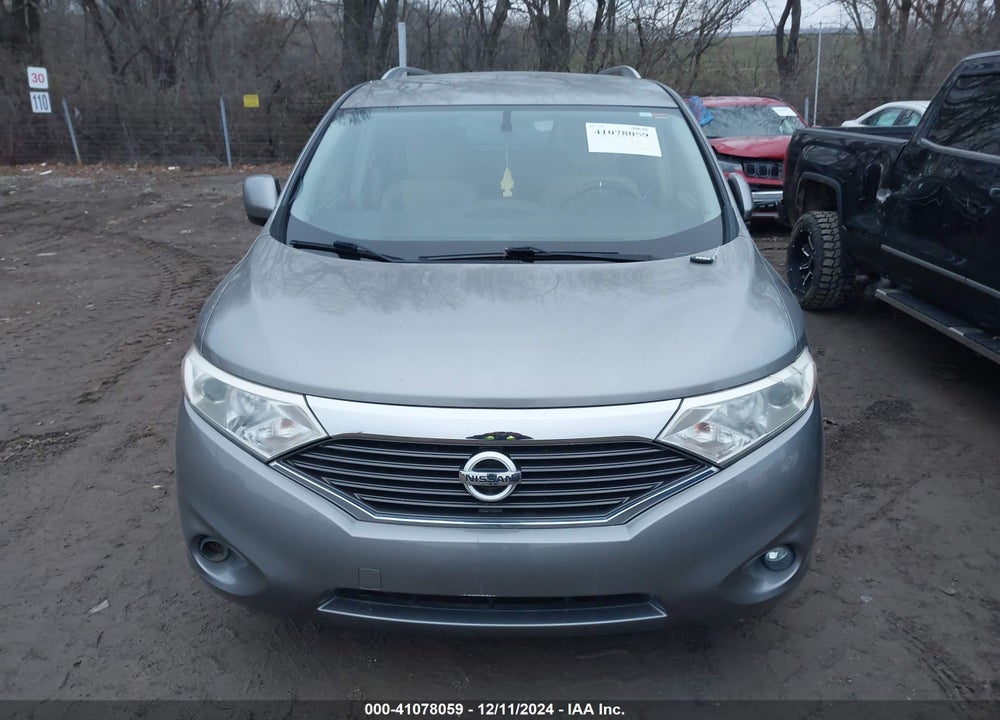 2012 NISSAN QUEST SV VIN: JN8AE2KP0C9047609
