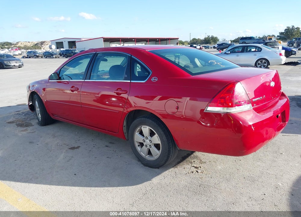 2007 CHEVROLET IMPALA LT VIN: 2G1WT55N279327334