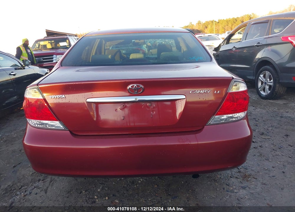 2005 TOYOTA CAMRY LE VIN: 4T1BE32K45U392051