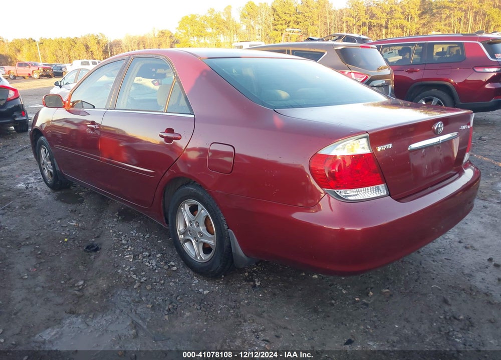 2005 TOYOTA CAMRY LE VIN: 4T1BE32K45U392051