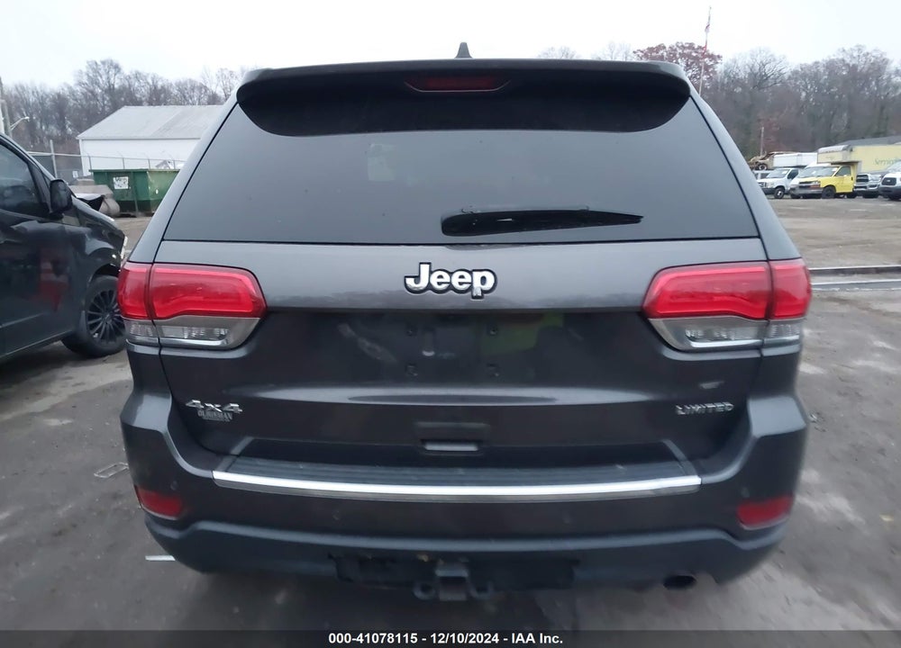 2016 JEEP GRAND CHEROKEE LIMITED VIN: 1C4RJFBG3GC317247