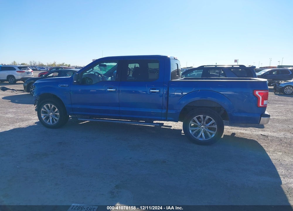 2017 FORD F-150 XLT VIN: 1FTEW1CF4HKC63666