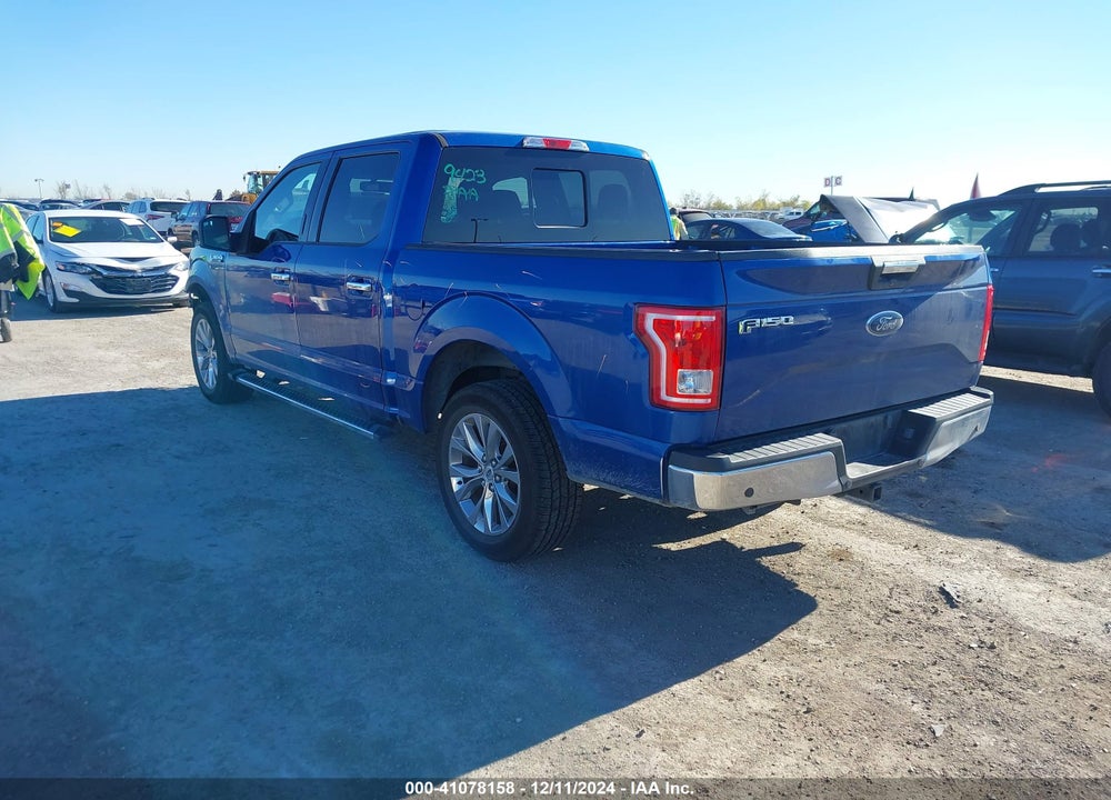 2017 FORD F-150 XLT VIN: 1FTEW1CF4HKC63666