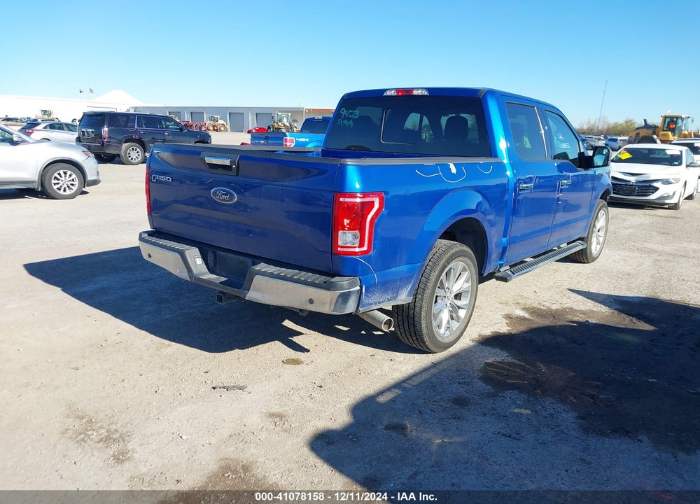 2017 FORD F-150 XLT VIN: 1FTEW1CF4HKC63666
