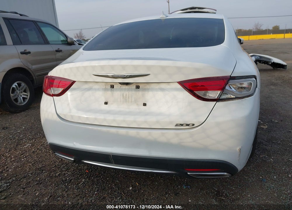 2016 CHRYSLER 200 LIMITED VIN: 1C3CCCAGXGN177092