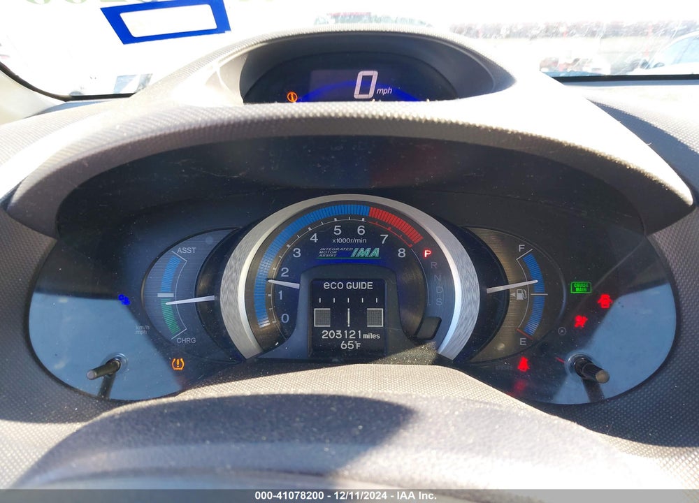 2010 HONDA INSIGHT EX VIN: JHMZE2H78AS016229